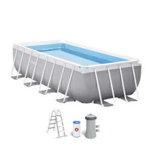 Intex kit Piscine Prism Frame rectangulaire Angulaire Tubulaire (l) 4,00 x (l) 2,00 x (h) 1,00m