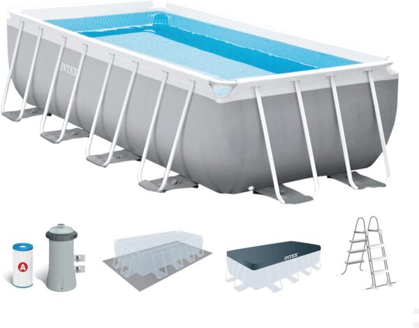 Intex kit Piscine Prism Frame rectangulaire Angulaire Tubulaire (l) 4,00 x (l) 2,00 x (h) 1,00m – Image 10