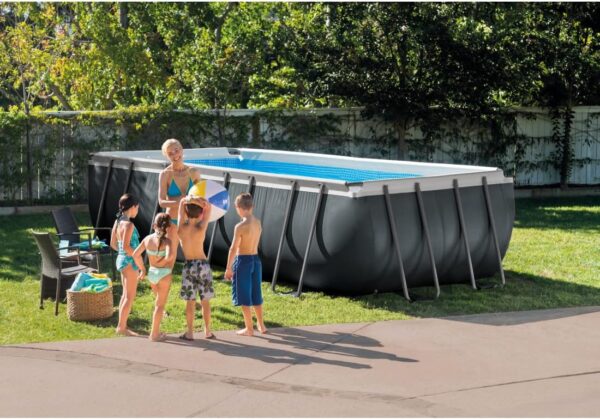 Intex kit Piscine Ultra XTR rectangulaire Tubulaire (l) 5,49 x (l) 2,74 x (h) 1,32m – Image 2