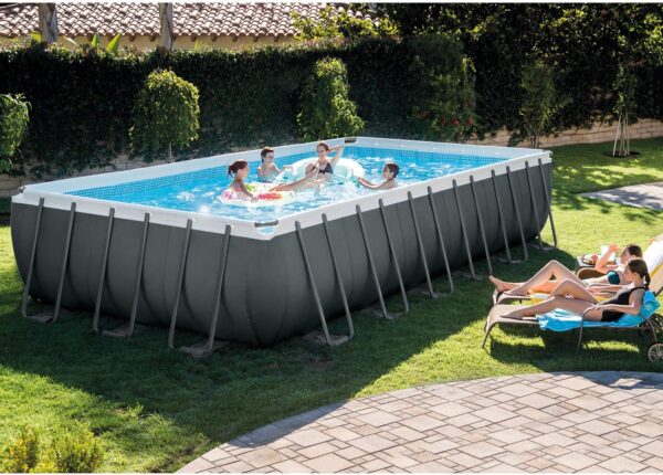 Intex kit Piscine Ultra XTR rectangulaire Tubulaire (l) 5,49 x (l) 2,74 x (h) 1,32m – Image 7