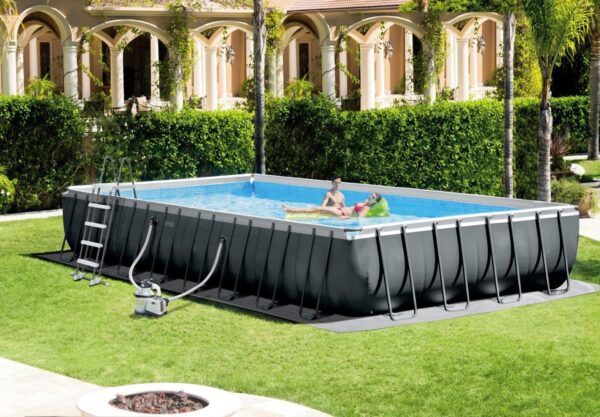 Intex kit Piscine Ultra XTR rectangulaire Tubulaire (l) 9,75 x (l) 4,88 x (h) 1,32m – Image 2