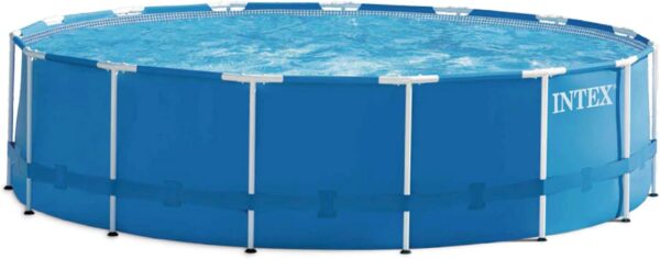Intex kit piscinette Metal Frame Ronde Tubulaire (ø) 4,57 x (h) 1,22m – Image 10