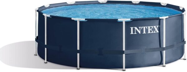 Intex Piscine Frame Rondo 366 x 122 cm – sans Accessoires, avec échelle – Image 2