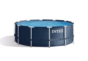Intex Piscine Frame Rondo 366 x 122 cm – sans Accessoires, avec échelle