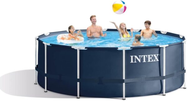 Intex Piscine Frame Rondo 366 x 122 cm – sans Accessoires, avec échelle – Image 6