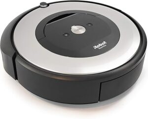 iRobot Roomba e5154 Aspirateur Robot connecté 2 extracteurs en Caoutchouc multisurfaces, Pour Tapis, commande vocale, Capteur de détection de saleté, anti-chute
