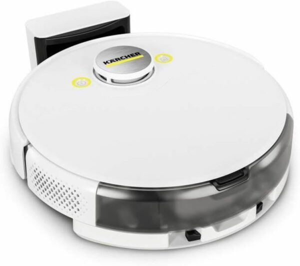 Kärcher Aspirateur Robot et Laveur RCV 5, Commande par Appli, Navigation Laser LiDAR, Cartographie, Détection de Pièces & Obstacles, 5000 Pa, Autonomie : 120 MN, pour Sols Durs...