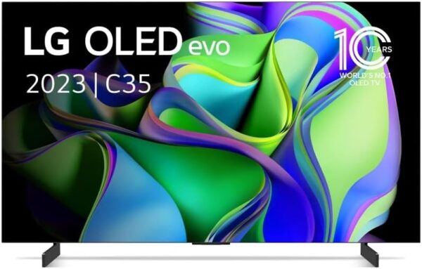 LG OLED42C35LA 42", 4K OLED Evo, Smart TV, webOS23, processeur de Puissance maximale, Dolby Vision, Dolby Atmos, Gaming, Alexa/Google Assistant – Image 2