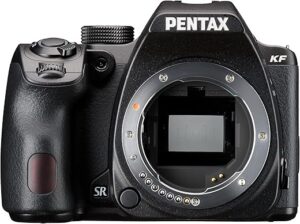 PENTAX KF Appareil Photo Reflex APS-C boîtier Nu, Tout-Temps résistant à la poussière, écran LCD orientable, Noir