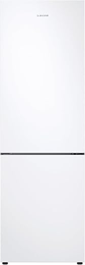 Réfrigérateur congélateur - SAMSUNG - RB33B610EWW - 344L - 185cm - E - No Frost - Poignées int côté - Blanc