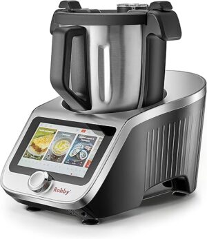 Robot Cuiseur Multifonctions Connecté Avec Bol Xl, Balance Intégrée Et Grand Écran Tactile +750 Recettes - ROBICOOK XL