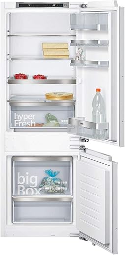 Siemens iQ500 Réfrigérateur congélateur encastrable KI77SAF30 / Charnière plate / A++ / 201 kWh / 157,8 cm de hauteur / 169 L Partie congélateur / 61 L / Système fraîcheur –...