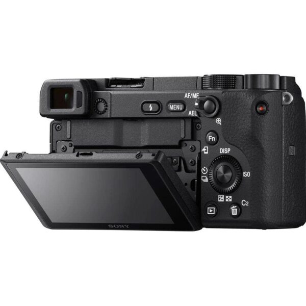 Sony Alpha 6400 | Appareil Photo Numérique Hybride APS-C en kit avec l'Objectif Zoom E 18-135mm f/3.5-5.6 OSS ( 24,2 MP, AF en 0.02s, Suivi des Yeux, 4K HLG, Ecran Selfie... – Image 2