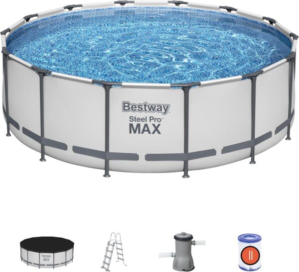 Steel Pro MAX™ 14' x 48"/4.27m x 1.22m Pool Set – Image 2