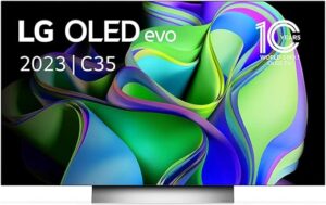 TV OLED Evo LG OLED48C3 121 cm 4K UHD Smart TV 2023 Noir et Argent