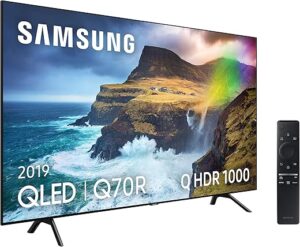 TV QLED 4K 163 cm Samsung QE65Q70R Téléviseur QLED 65 Pouces TV Connectée : Smart TV Netflix Tuner TNT/Câble/Satellite
